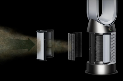 Удаляет газы и мельчайшие частицы