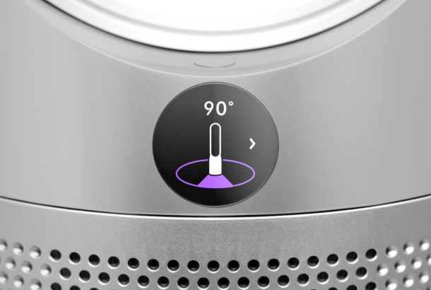 Как регулировать поворот корпуса очистителя воздуха Dyson Pure Cool™?