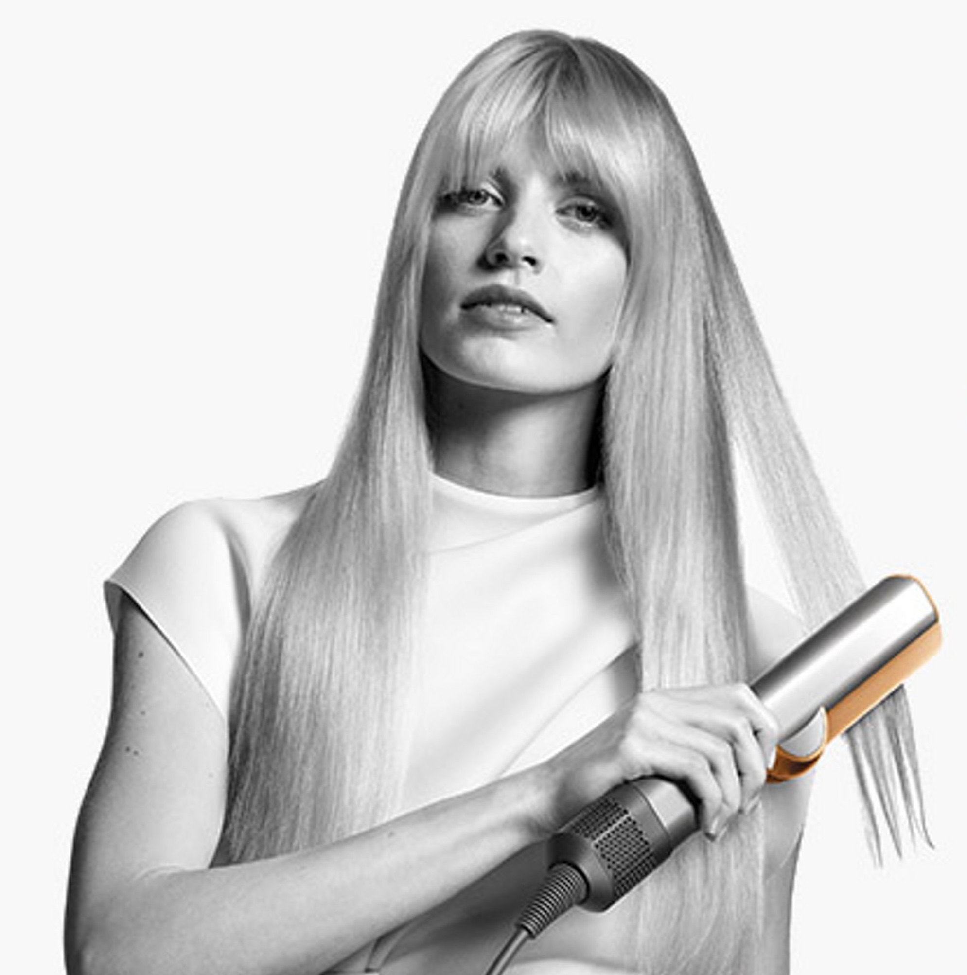 Как использовать выпрямитель Dyson Airstrait™ для различных типов волос